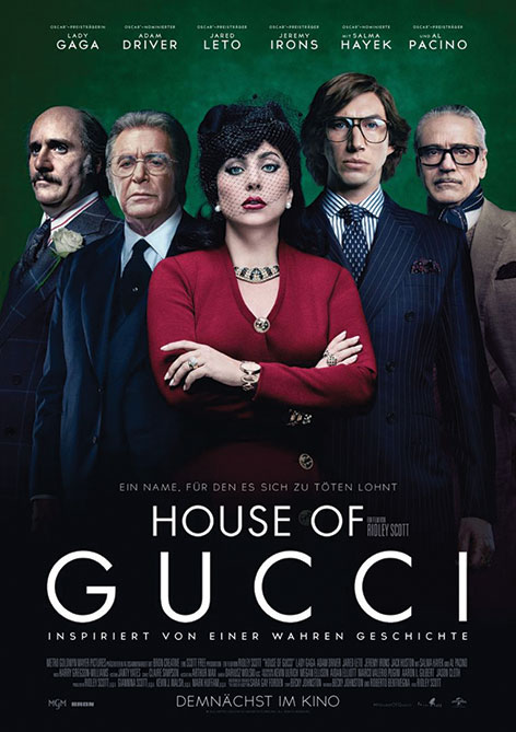Filmplakat von House of Gucci